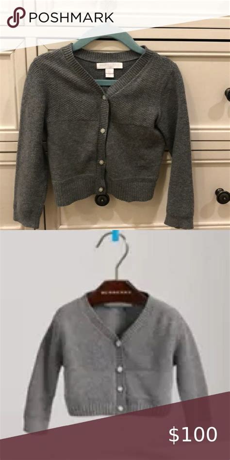 plus burberry cardigan